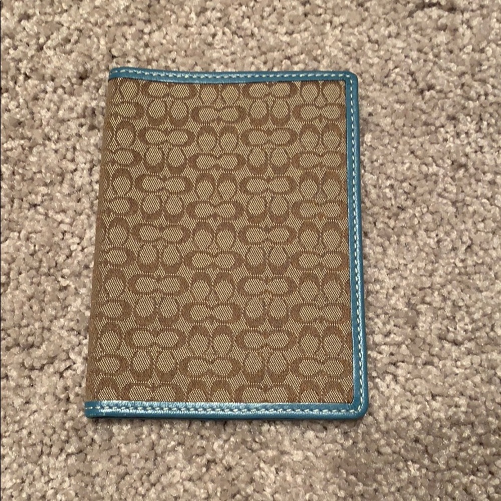 Coach Passport Holder